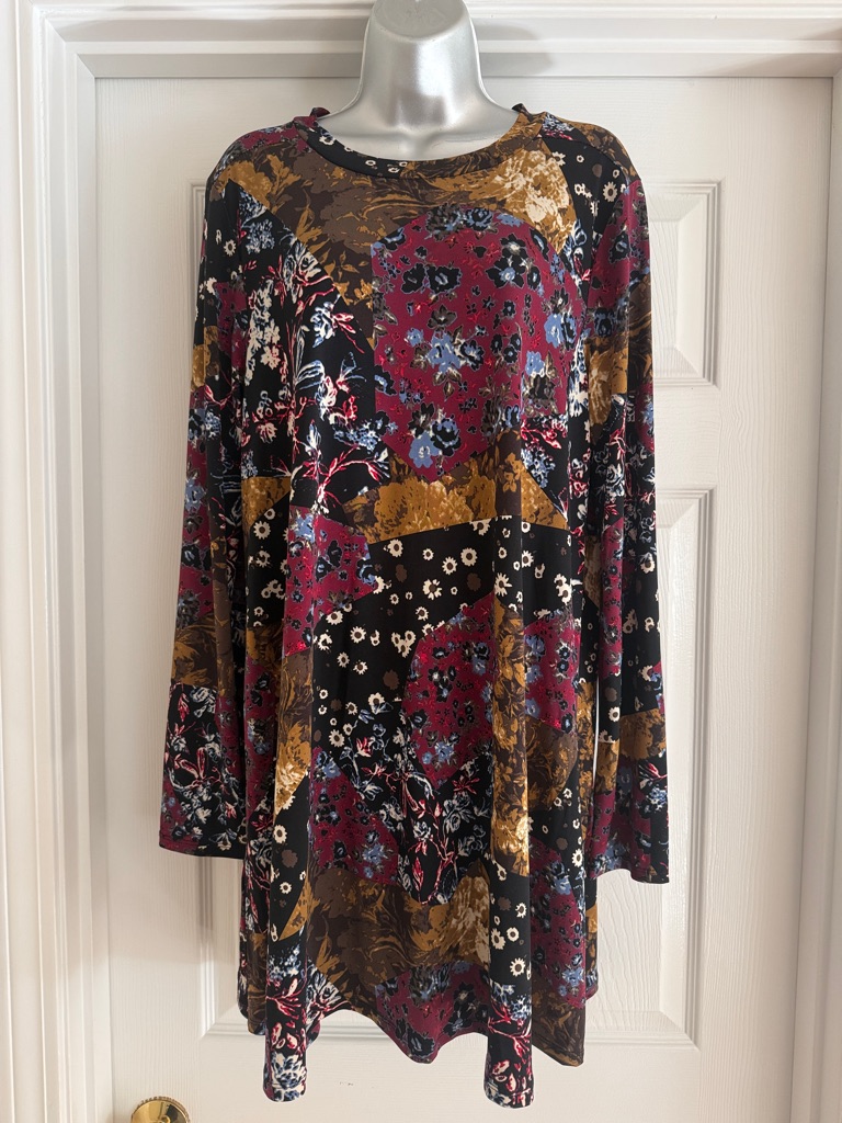 3/$15 Bcbgeneration Long Sleeve Swing Dress Large